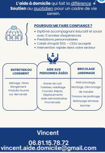 Photo de galerie - Propose services à la personne 