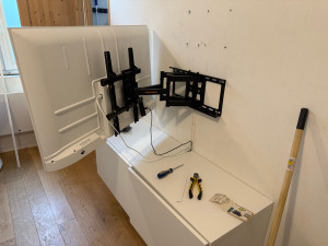 Photo de galerie - Montage meuble et télé au mur 