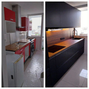 Photo de galerie - Dépose et pose de cuisine 