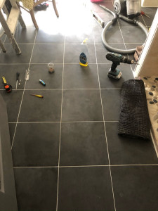 Photo de galerie - Pose de carrelage salle de bain 