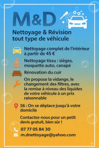 Photo de galerie - Voici mon flyer je réalise aussi le nettoyage de vos canapés