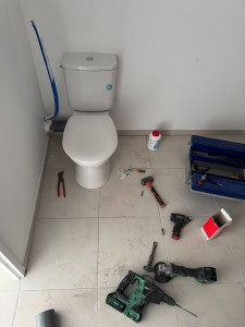 Photo de galerie - Installation d'un WC