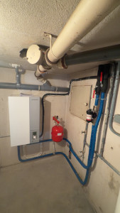 Photo de galerie - Pose d’une pompe à chaleur 