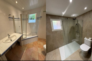 Photo de galerie - Rénovation complète d’une salle de bain