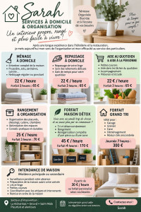 Photo de galerie - Service à domicile et organisation de votre intérieur 