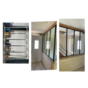 Photo de galerie - Fabrication et la pose d’une verrière sur-mesure!