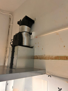Photo de galerie - Modification d’emplacement prise pour hotte