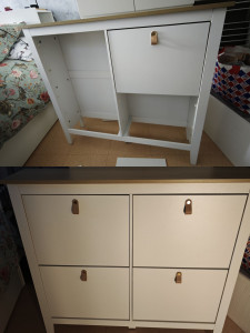 Photo de galerie - Montage d'un meuble à chaussures 