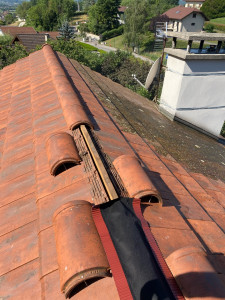 Photo de galerie - Remplacement d’un nouveau closoir de faîtage