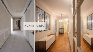 Photo de galerie - Rénovation d’un appartement haussmannien