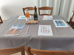 Photo de galerie - Voici se que je prépare pour les voyageurs et je vais acheter les cadeaux de bienvenue pour eux . 
je prépare les serts de table en fonction de la carte géographique d'où vous situé. 

