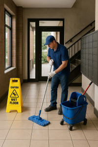 Photo de galerie - Nettoyage de bureaux