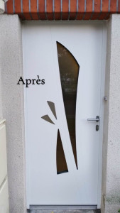 Photo de galerie - Pose porte d’entrée 