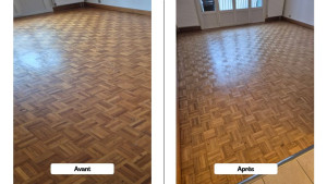 Photo de galerie - Pose de parquet - Revêtement de sol