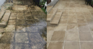 Photo de galerie - Nettoyage terrasse décapage 
