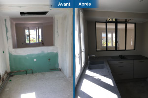 Photo de galerie - Mise en œuvre d'une rénovation intérieure dans le secteur de Rennes