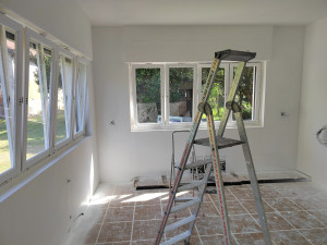 Photo de galerie - Ménagement cuisine total (élec,isolation,peinture)