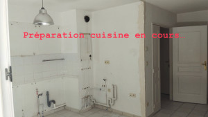 Photo de galerie - Création d’une cuisine en cours