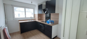 Photo de galerie - Installation cuisine avec raccordement plomberie et electricité