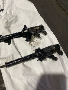 Photo de galerie - Extraction d injecteur , nettoyage et remplacement 