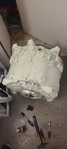 Photo de galerie - Remplacement roulements lave linge.