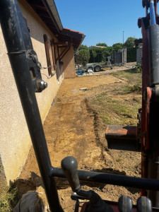 Photo de galerie - Terrassement pour future dalle 