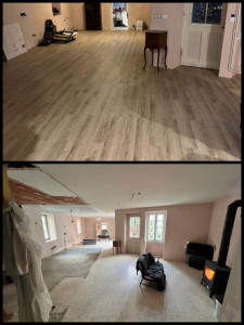 Photo de galerie - Salle- salon - cuisine 63m2