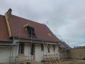 Photo de galerie - Isolation sur toiture + couverture tuile plate 