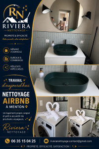 Photo de galerie - Nettoyage salle de bain Airbnb 