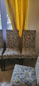 Photo de galerie - Réfection de housses de chaises 