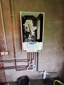 Photo de galerie - Remplacement chaudière gaz saunier Duval 