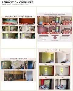 Photo de galerie - Rénovation, rafraîchissement complet de quatre pièces à vivre selon l’envie et le désir du client