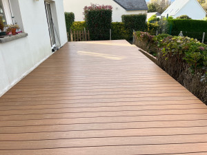 Photo de galerie - Mise en place des lames composites 