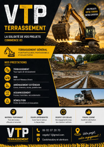 Photo de galerie - Travaux de terrassement 