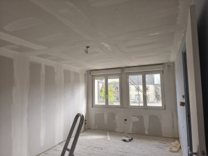 Photo de galerie - Chantier bande placo 
