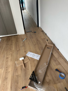 Photo de galerie - Pose parquet 