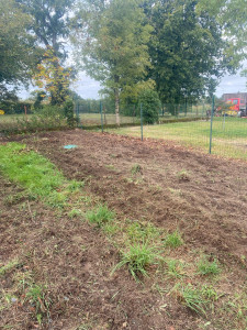 Photo de galerie - Préparation terre pour jardin 