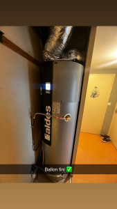 Photo de galerie - Ballon thermodynamique poser