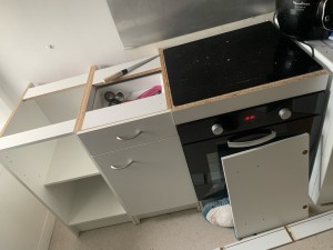 Photo de galerie - Pose d’une cuisine en kit
