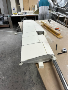 Photo de galerie - Fabrication d’un safran de voilier 