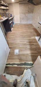 Photo de galerie - Carrelage de sol de restaurant