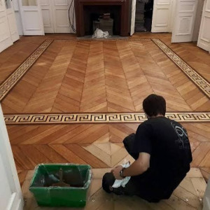 Photo de galerie - Pose de parquet - Revêtement de sol
