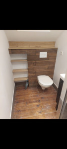 Photo de galerie - Création wc suspendu 