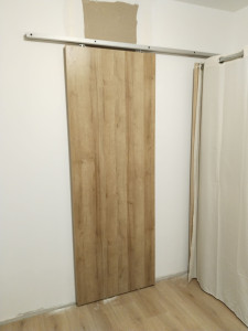 Photo de galerie - Pose de porte coulissante 