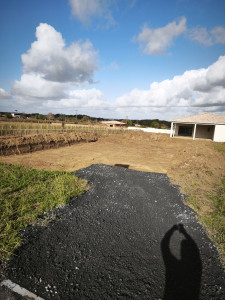 Photo de galerie - Réalisation d'une plateforme avec accès chantier 