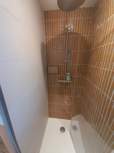 Photo de galerie - Pose carrelage ..rénovation salle de bain 