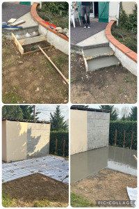 Photo de galerie - Création d’une dalle béton