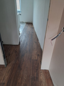 Photo de galerie - Pose de parquet sans barre de seuil 