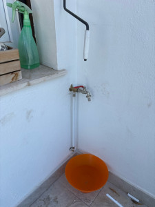 Photo de galerie - Création d’un point d’eau sur une terrasse