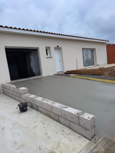 Photo de galerie - Dalle parking 